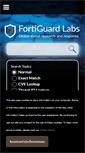 Mobile Screenshot of fortiguard.com